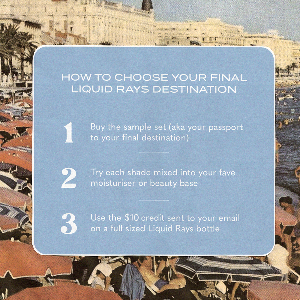 liquid rays sample set